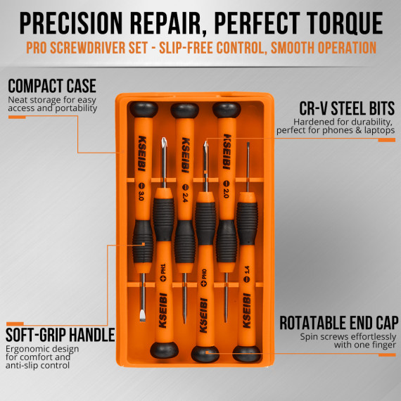 6PCS Precision Screwdriver Set