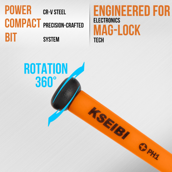 "Set de destornilladores de precisión para trabajos delicados | KSEIBI"