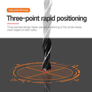 High-Quality Brad Point Drill Bits for Precision Woodworking | KSEIBI 2
