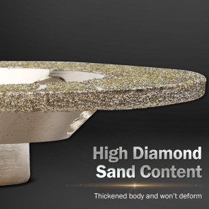 Hochwertige galvanisierte Diamant-Topfscheibe 115xm14 für Betonbearbeitung | KSEIBI 2