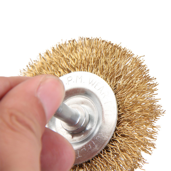 高强度弯曲刷子套装，适用于镀铜工艺，6mm 5-PC | KSEIBI