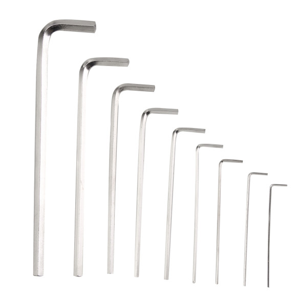 High-Quality Hex Key Wrench Set Long 9-Pc. SAE for Precision Tasks | KSEIBI