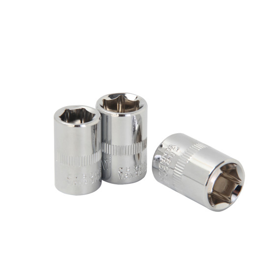 Conjunto de Soquetes Sextavados e Catraca 3/8" - Kit Completo | KSEIBI