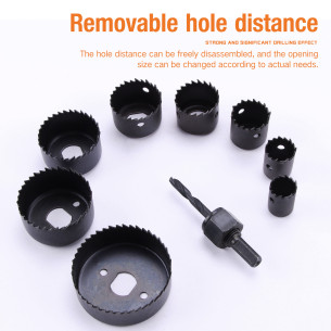 High-Quality Carbon Steel Holesaw Set for Precision Cutting | KSEIBI 2