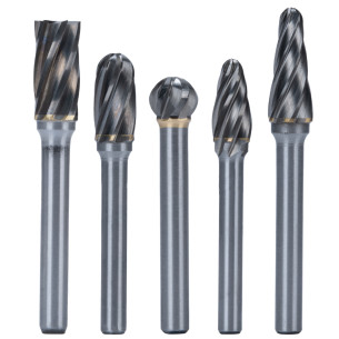 Set de 5 freze pentru aluminiu de calitate cu carcasă rezistentă | KSEIBI 2