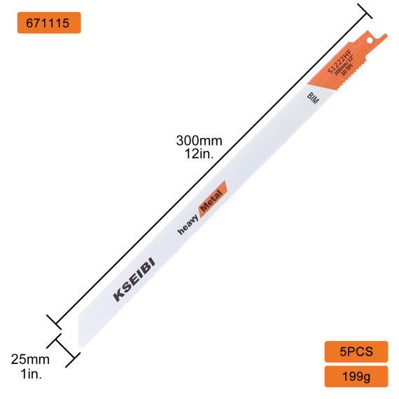 Scie alternative S1226CHF pour travaux de coupe précis et efficace | KSEIBI
