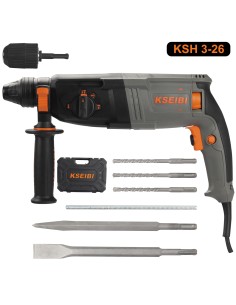 چکش گردان KSH 3-26، SDS-PLUS، ۲۶ میلیمتر، ۸۰۰ وات