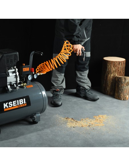 Compresor de aer KDA 15-24, 24 l, 2 CP – performant | KSEIBI
