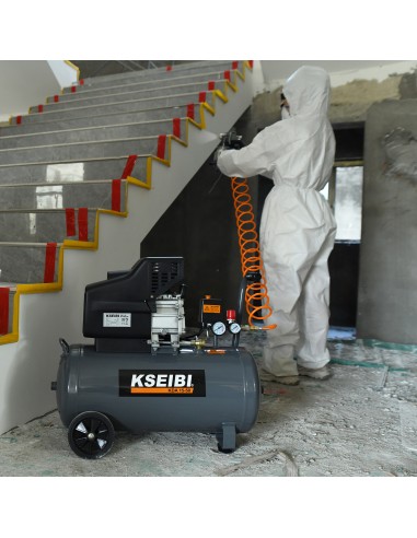 KDA 15-24 エアコンプレッサー 24L 2HP 高性能・耐久モデル | KSEIBI
