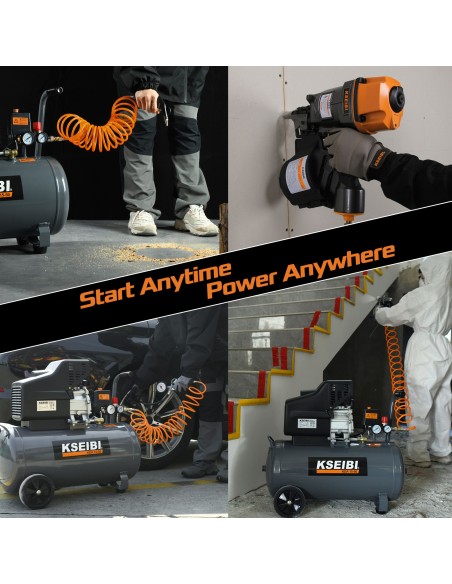 KDA 15-24 Compresseur d’air 24 L, 2 HP | KSEIBI