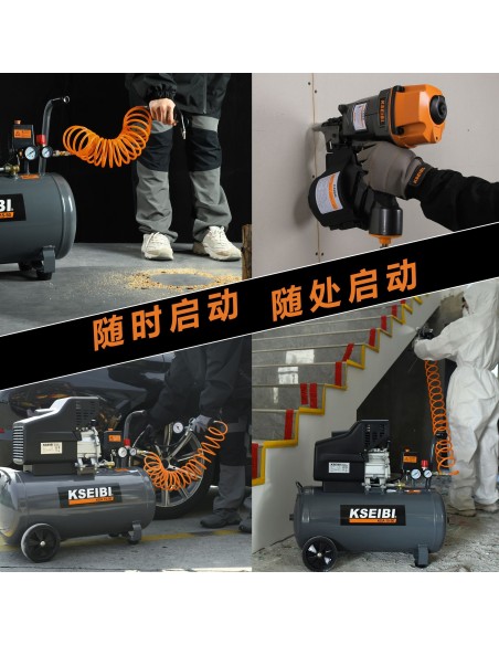 Compresor de aer KDA 15-24, 24 l, 2 CP – performant | KSEIBI