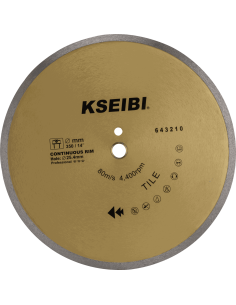 Hot-Pressed Diamond Discs, Continuous Rim