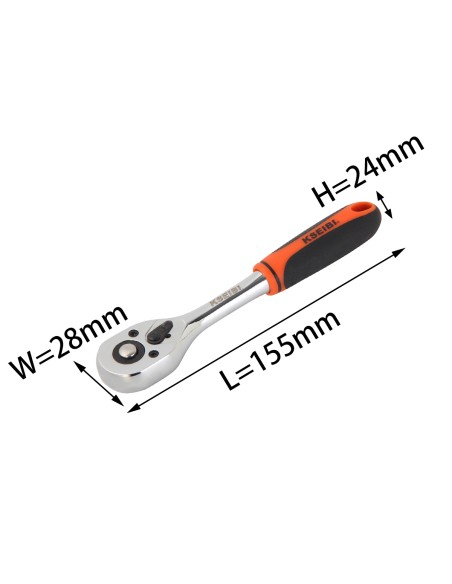 Bussola esagonale 3/8" metrica di alta qualità | KSEIBI