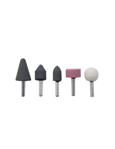 Set di pietre per smerigliatura (5 pz) 1/4"