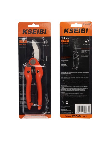 Sécateur de jardin polyvalent pour des coupes précises et propres | KSEIBI