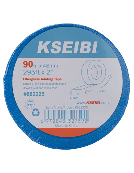 Fita de Malha de Fibra de Vidro - Azul para Reparos | KSEIBI