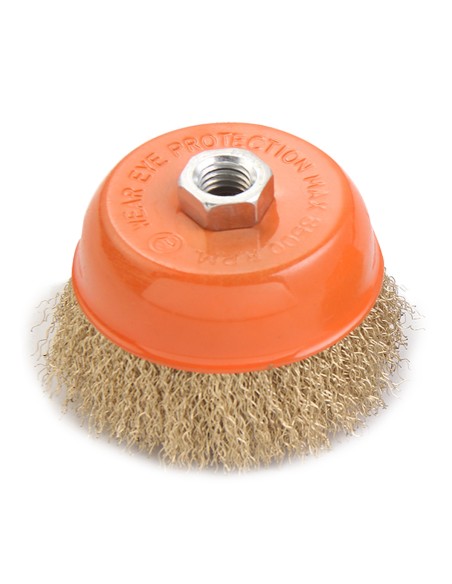 Brosse à coupe crantée, revêtue de laiton de haute qualité | KSEIBI