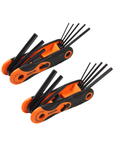 Conjunto de Chaves Hexagonais Dobráveis Progrip | KSEIBI