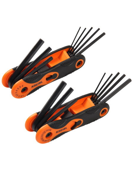 折叠式六角扳手套装8合1/ProGrip 2件 - 专业工具套装 | KSEIBI