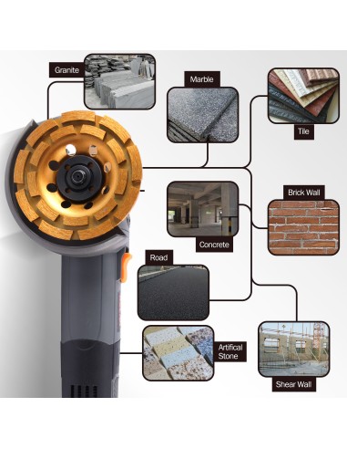 Roată diamantată cu două rânduri pentru prelucrarea materialelor | KSEIBI