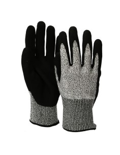 Guantes revestidos resistentes al corte nivel 5
