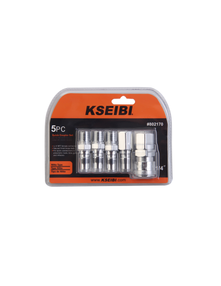 مجموعه کوپلر ژاپنی کروم برای اتصالات صنعتی | KSEIBI