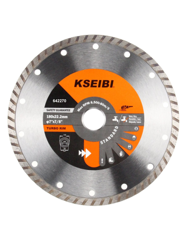 High-Quality Hot-Pressed Diamond Discs, Wave Turbo for Precision Cutting | KSEIBI