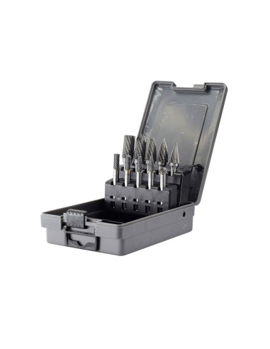 High-Quality Metal Burrs Drill Bits Set in Plastic Case | KSEIBI