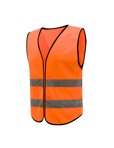 High Visibility Safety Vest in Orange for Enhanced Safety | KSEIBI