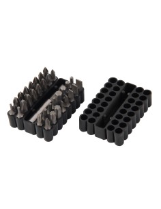 Juego de puntas para destornillador 33 pc.