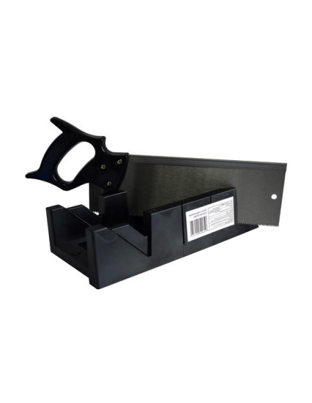 Precision Plastic Mitre Box with Saw for Accurate Angle Cuts | KSEIBI