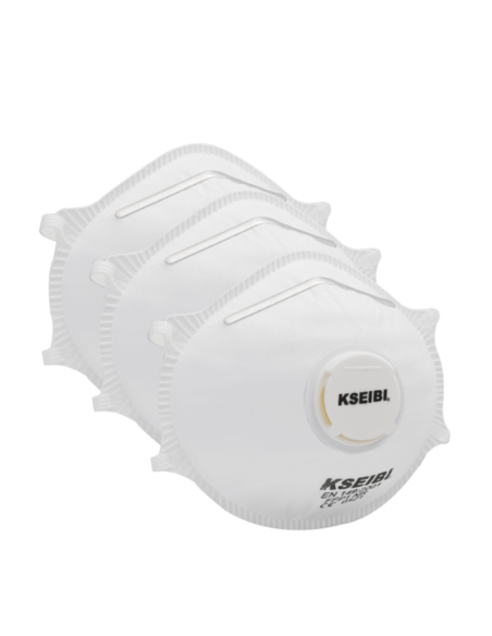 "High-Quality Particulate Respirators with Valve Set for Superior Protection | KSEIBI"