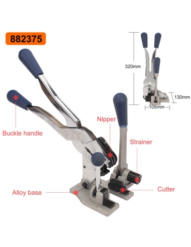 Heavy-Duty Steel Strapping Tool for Secure Packaging | KSEIBI