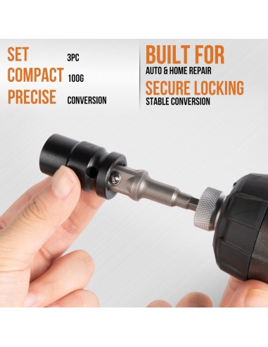 Upgrade Your Drill with Socket Drill Adapter Set for Effortless DIY Projects | KSEIBI