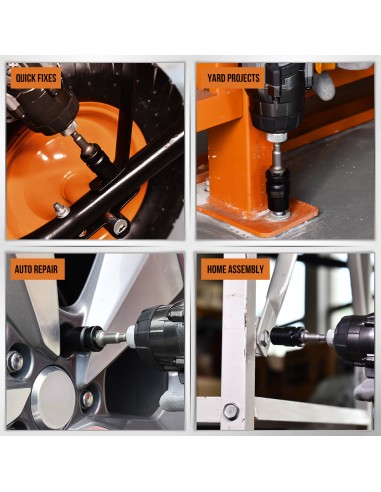 Upgrade Your Drill with Socket Drill Adapter Set for Effortless DIY Projects | KSEIBI