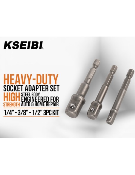 Set adaptare cheie tubulară pentru bormașină | KSEIBI