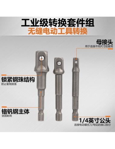 Upgrade Your Drill with Socket Drill Adapter Set for Effortless DIY Projects | KSEIBI