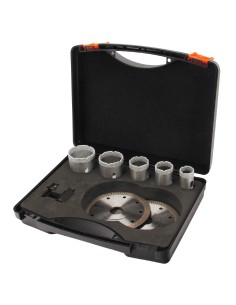 High-Quality Vacum Brazed Diamond Core and Saw Blades Set for Precision Cutting | KSEIBI 2