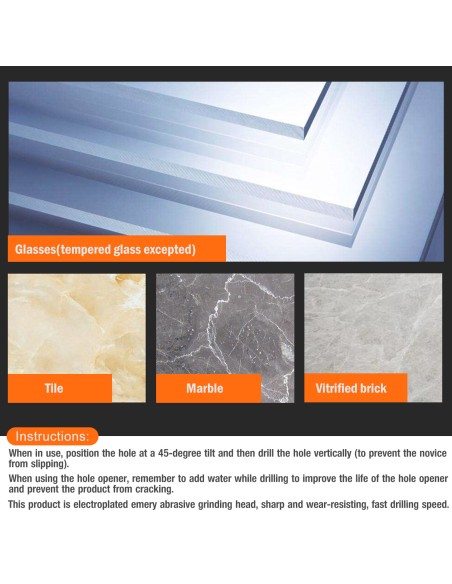 High-Quality Vacum Brazed Diamond Core and Saw Blades Set for Precision Cutting | KSEIBI