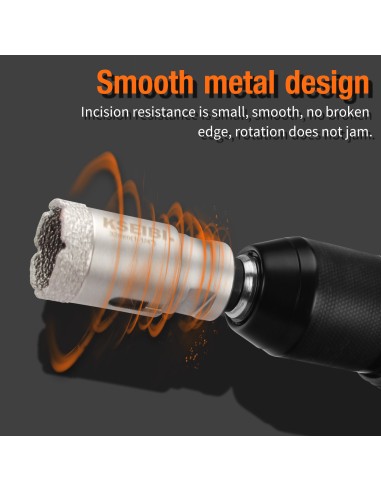 High-Quality Vacum Brazed Diamond Core and Saw Blades Set for Precision Cutting | KSEIBI