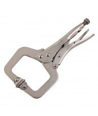 C-Clamp Locking Plier With Swivel Pads, Hand Tools & Pliers, heavy-duty swivel pad c-clamp locking pliers.