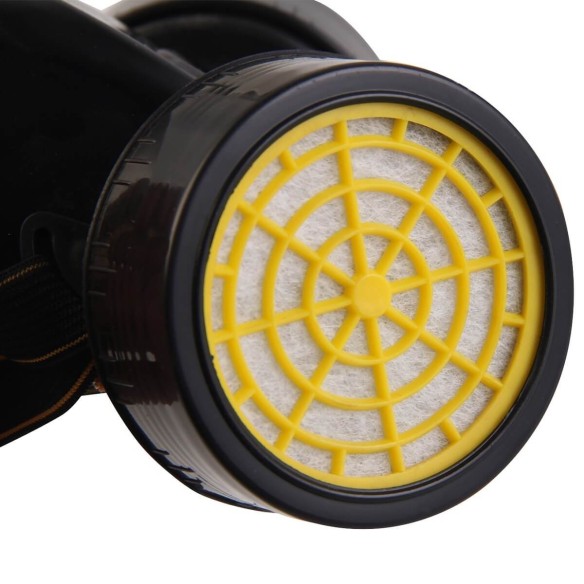 Chemical Respirator Double Filter, Safety Tools, gas double filter from plastic, used for assembly and mechanical.