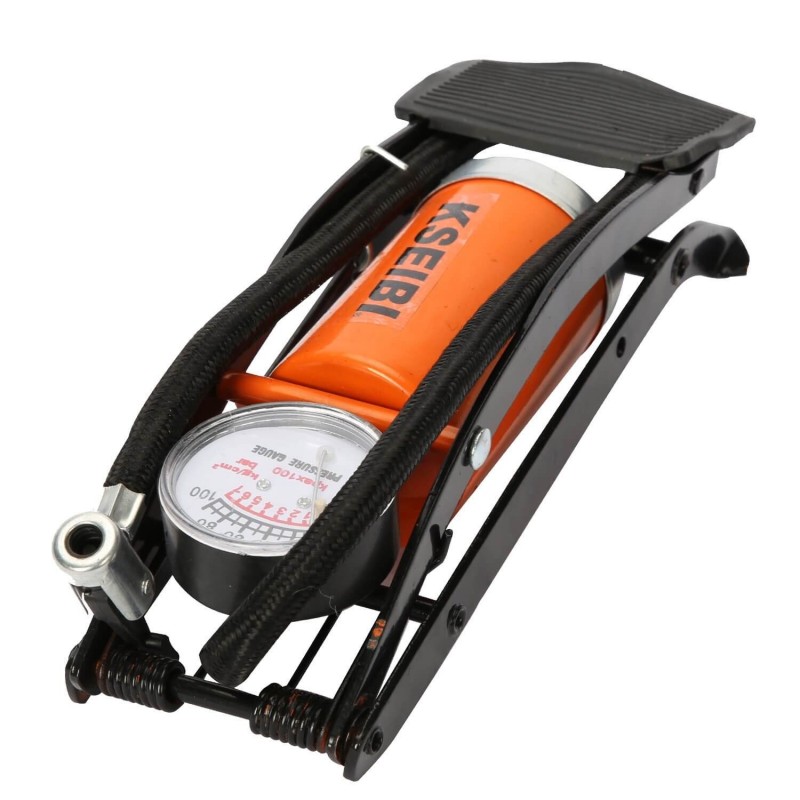 Air Foot Pump, Air Tools & Accessories, high pressure foot pump with tire gauge.
