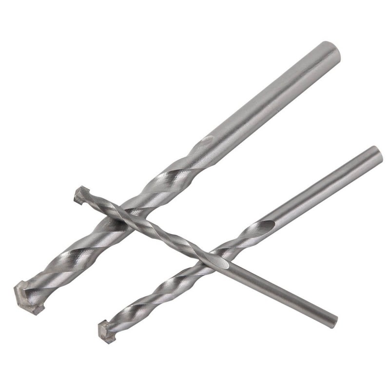 Concrete Drill Bits, power tool accessories, carbon steel with TCT head silver percussion concrete drill bit.
