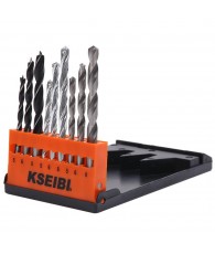 Mixed Drill Bits Set In Plastic Case, power tool accessories, ultimate household mixed drill bits kit.