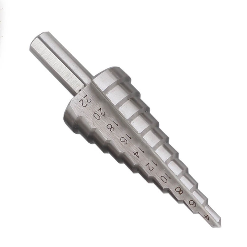 HSS Step Cone Drill Bits, power tool accessories, HSS step cone drill bits hole cutter.