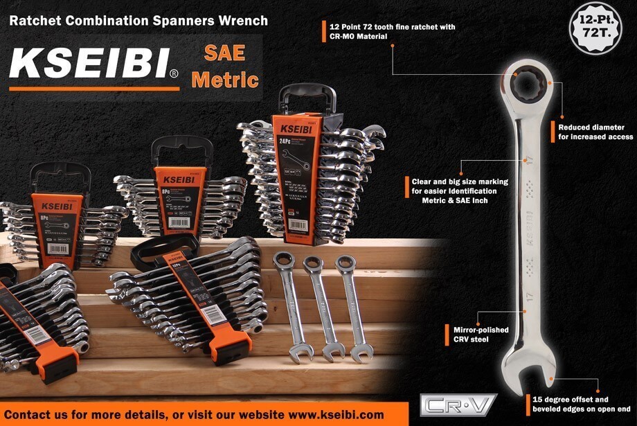 See full collection of wrenches and sockets